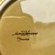 Dessert plates Majolica barbotine