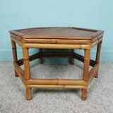 Set of 2 bamboo coffee tables