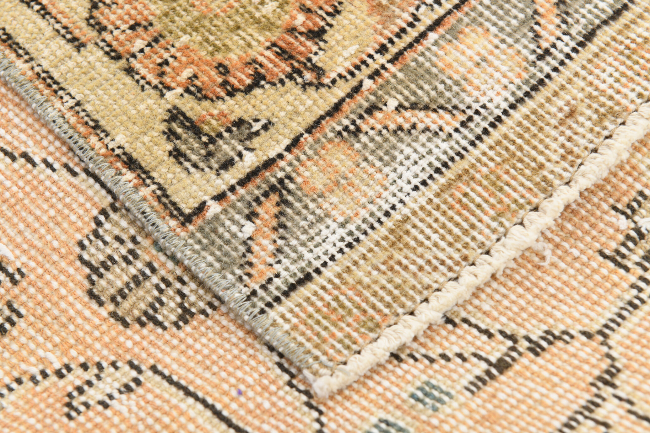 6x10 Pale Orange Floral Turkish Rug, 195x313Cm