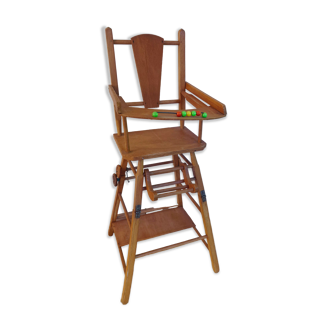Chaise haute vintage poupée