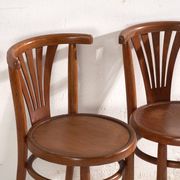 Antique bentwood chairs in Thonet style – Hungary, circa 1960 #7 - Set of 2 pieces