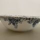 Boulenger blue ironstone salad bowl with Floréal pattern