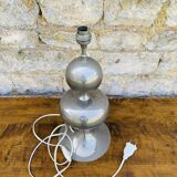 Table lamp chrome foot tulip 1970