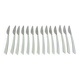 14 knives by Nathalie George for Air France, stainless steel, vintage