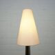 Postmodern side table with lamp