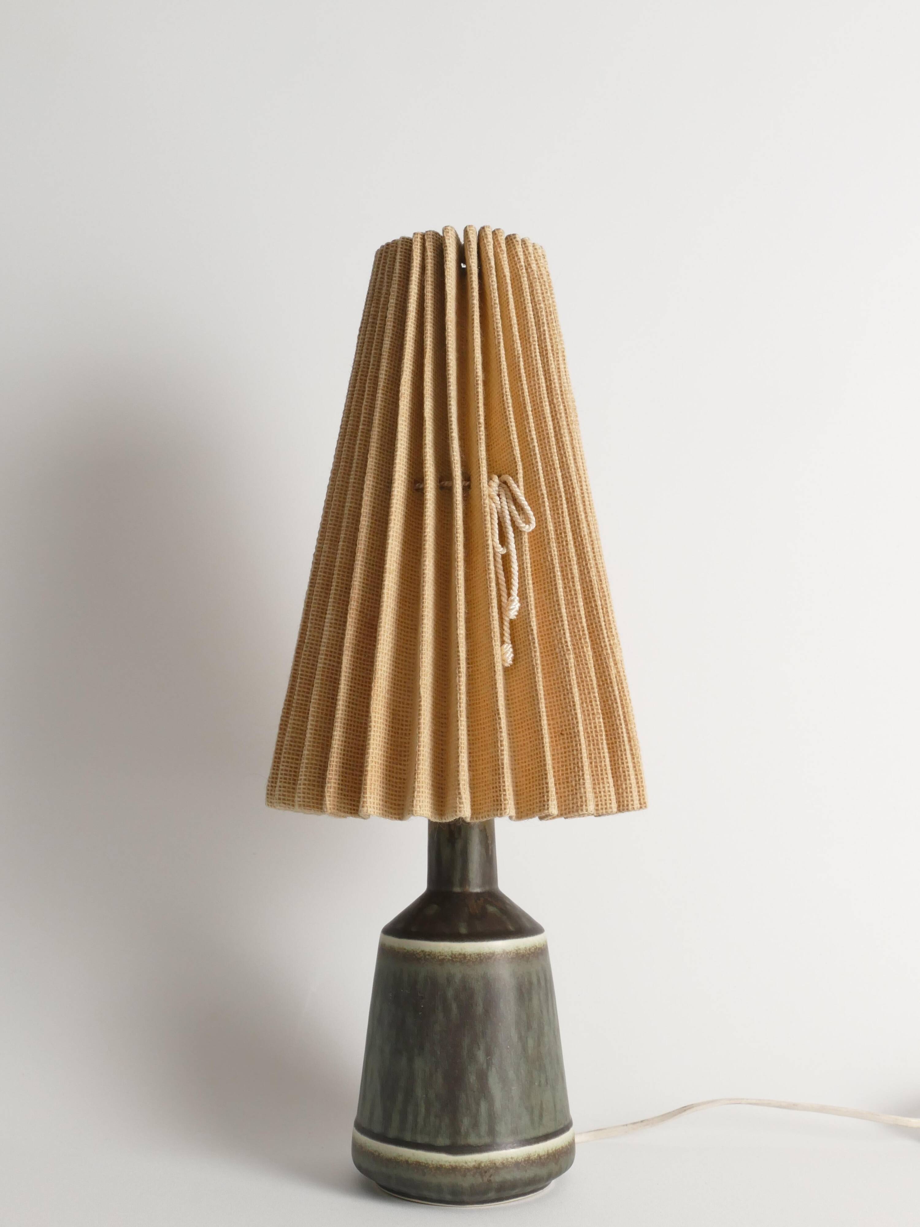 Scandinavian Modern Stoneware Table Lamp, Desiree Stentøj, 1960s