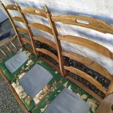 Vintage oak living room