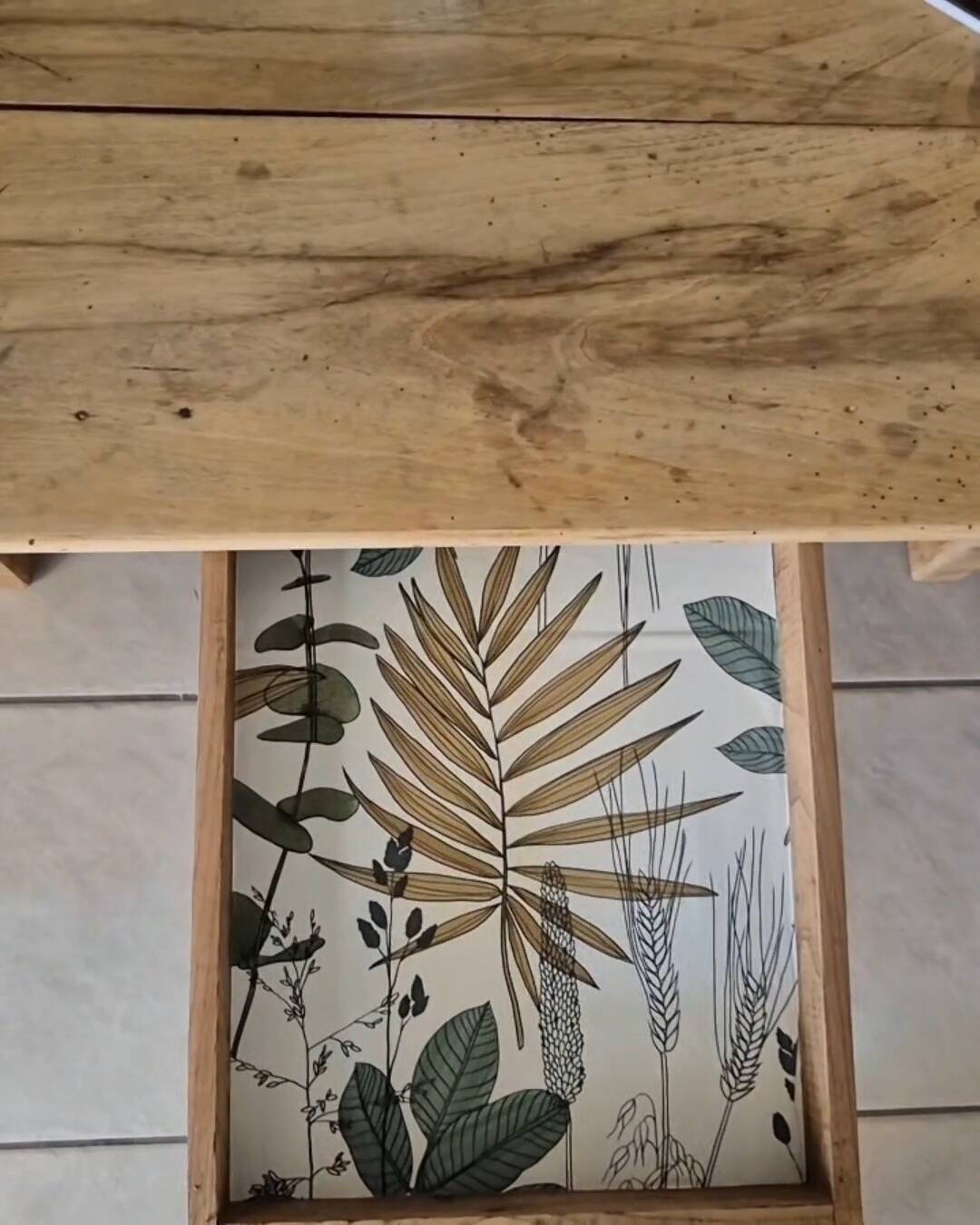 Oak coffee table