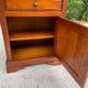 Louis-Philippe style bedside table or end table in cherry wood from the 1980s.