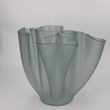 Glass Vase, "Cartoccio" model by Pietro Chiesa for Fontana Arte
