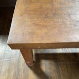 Table base brutalist solid wood