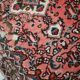 Tapis vintage fait main Lilihan en laine rose (59cm x 93cm) – Années 1970
