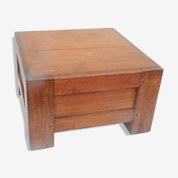 Business merchant 1 drawer table teak wood