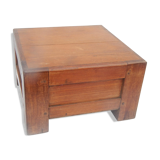 Business merchant 1 drawer table teak wood