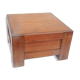 Business merchant 1 drawer table teak wood