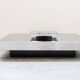 Stainless steel and glass coffee table by Ausenda, 1970Style