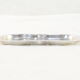 Pair of salt pans and its plate in solid silver 925 montenegro