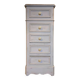Renovated 19th-century bedside chest.