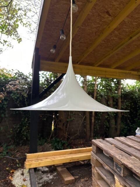Semi pendant lamp by Claus Bonderup & Torsten Thorup - Denmark 1960s