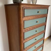 Secrétaire en bois rénové