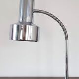 Vintage chrome desk lamp swan collar