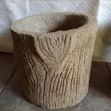 Trunk-shaped flower pots