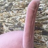 Toad armchair, vintage velvet fireside chair