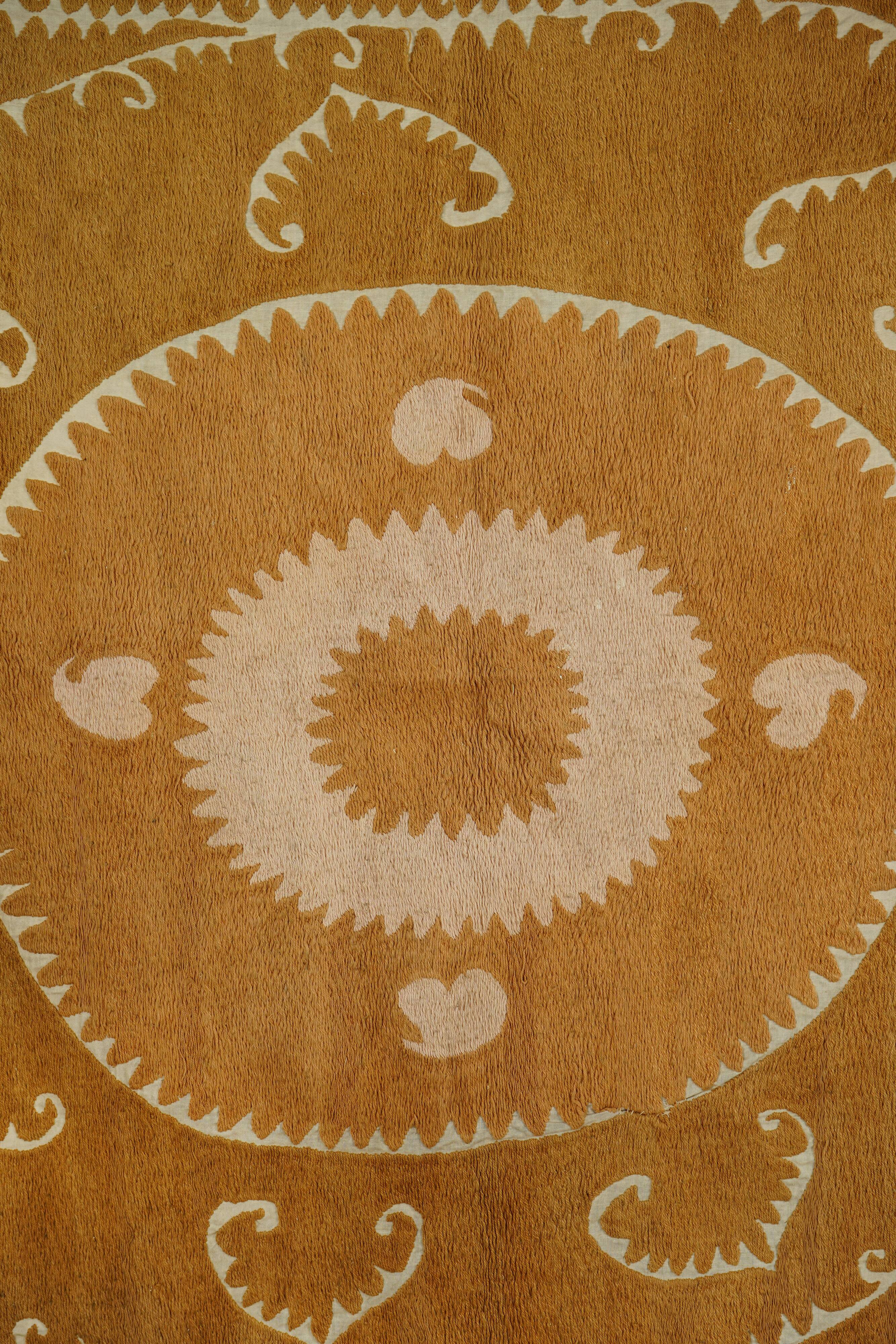 Hand-knotted rug, vintage Turkish rug 131x144 cm