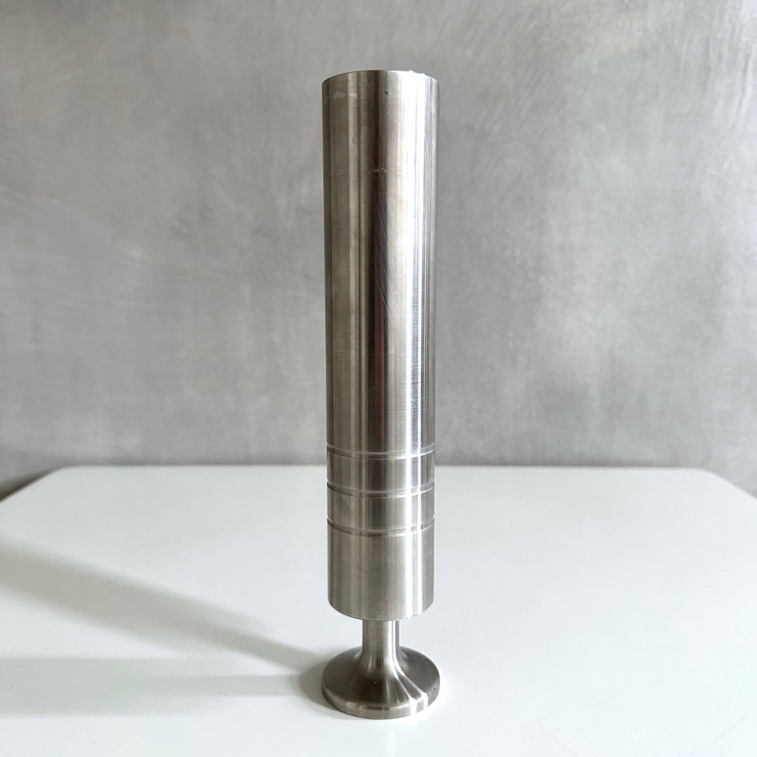Set of 4 Cylindrical Vases – Brutalist | Mid Century Modern Design
