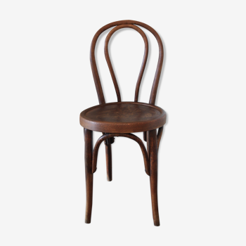 Thonet bistro chair N°18 curved wood-relief pattern on the seat