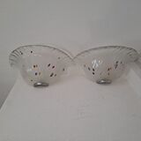 Pair of vintage murrano wall sconces