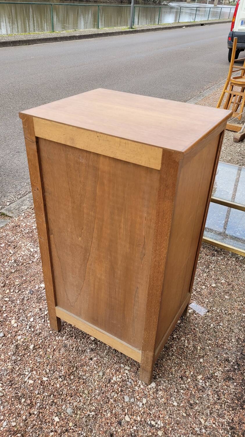 Vintage compass foot chest of drawers - 1950s
