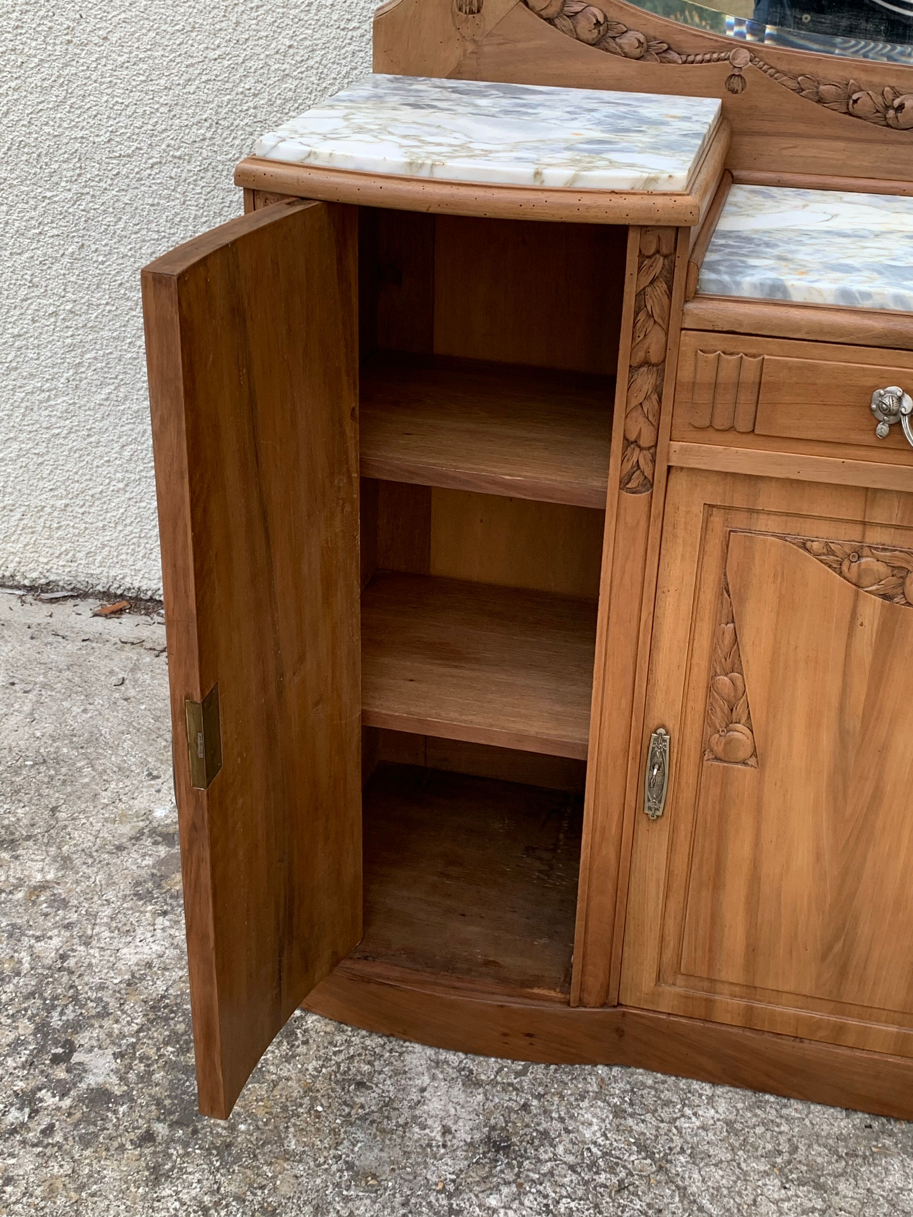 Art deco buffet walnut 1920