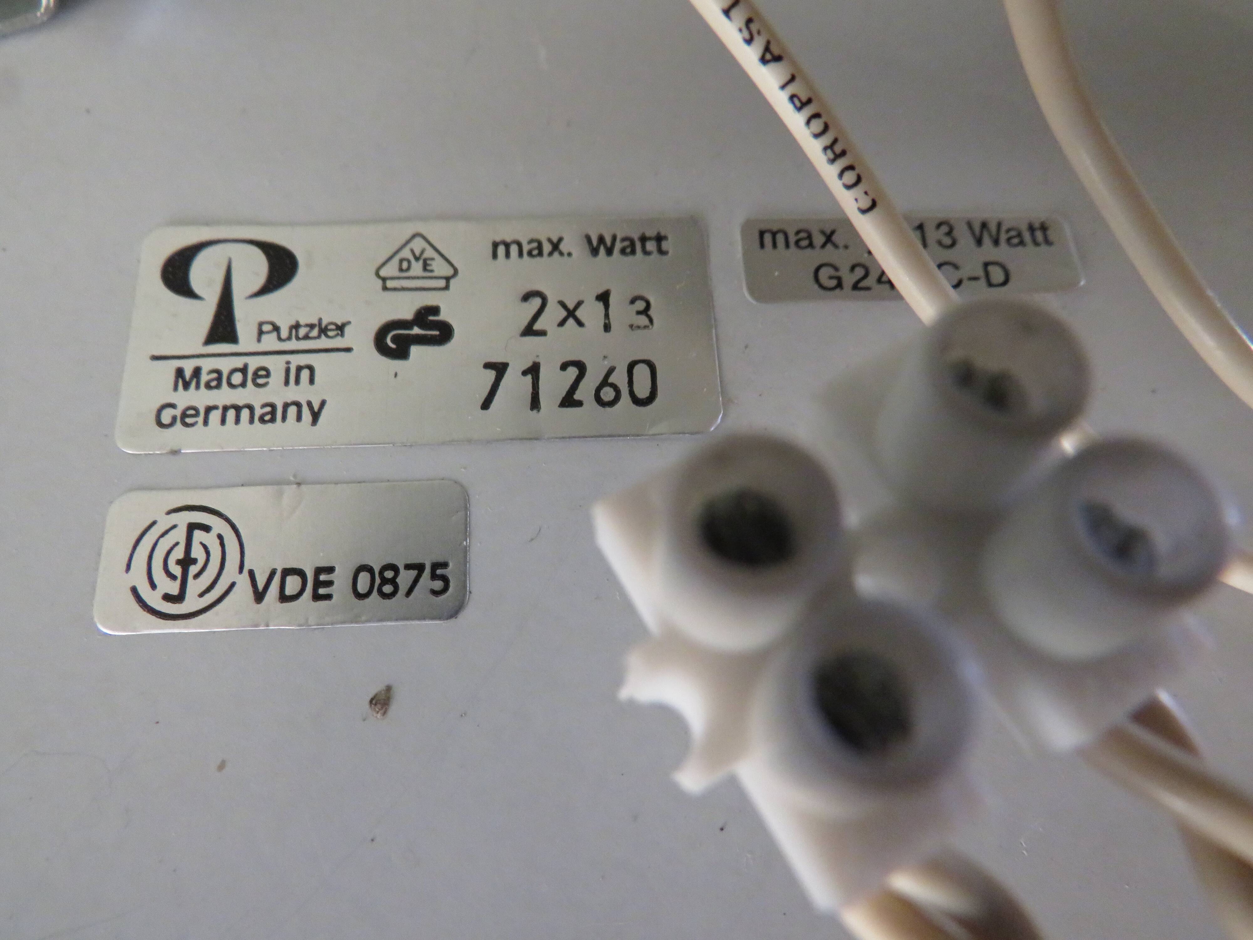 Ceiling lamp by Peill & Putzler, Germany 1970