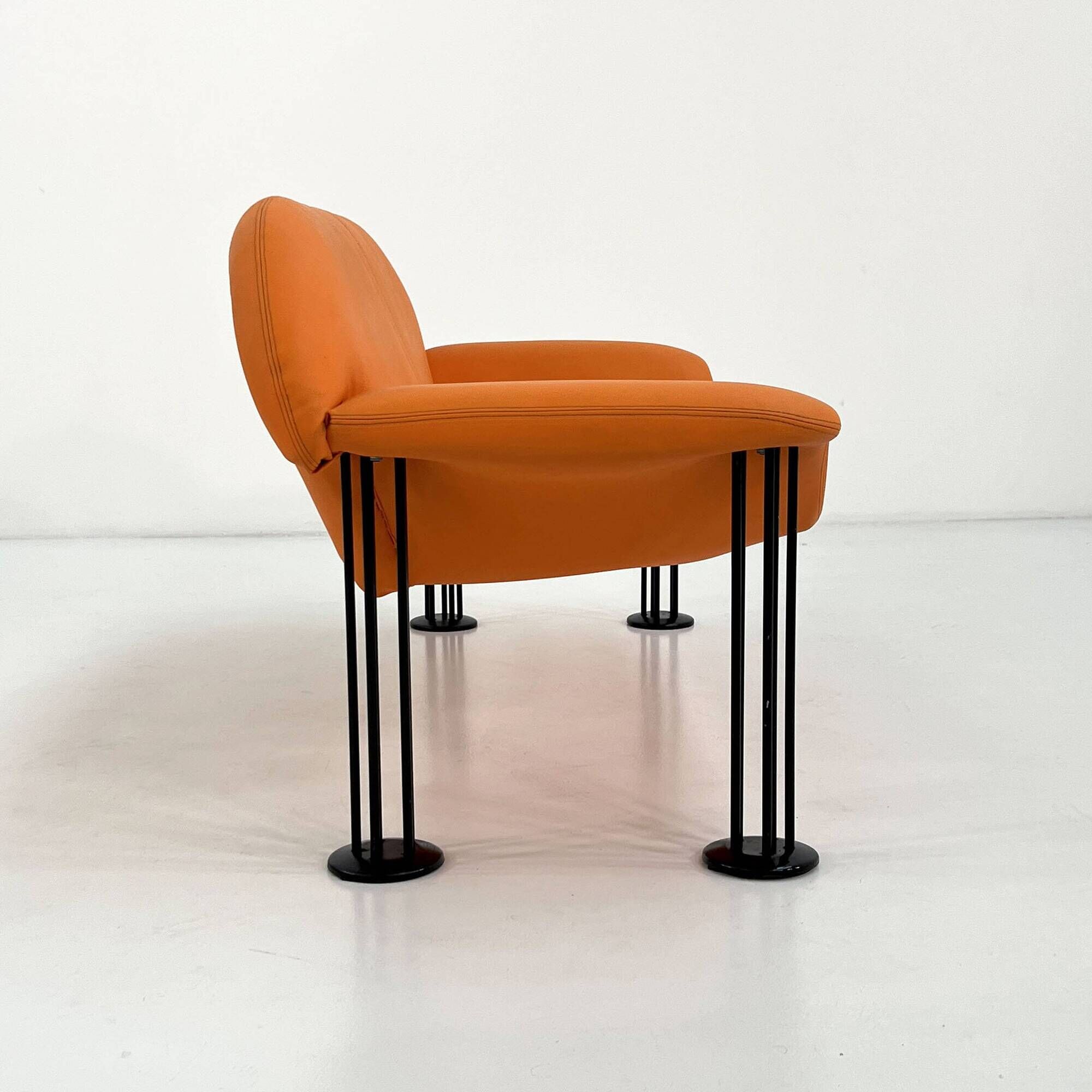 Postmodern 2-seater sofa by Burkhard Vogtherr for Hain & Tohme, 1980