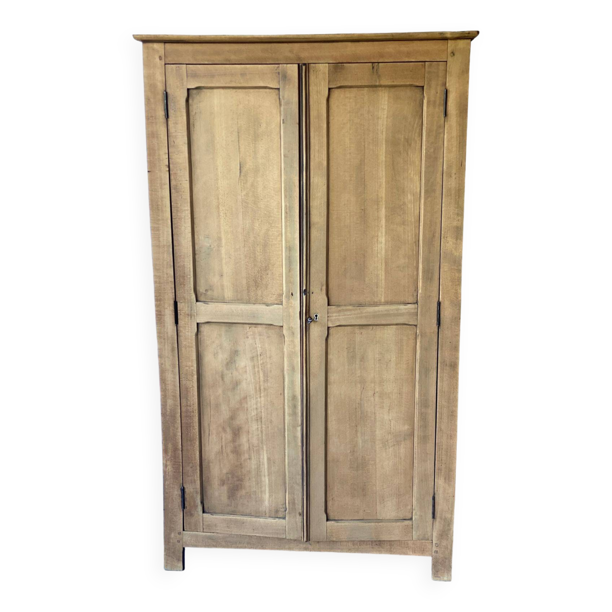 Renovated Parisian wardrobe in raw solid wood