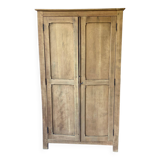 Renovated Parisian wardrobe in raw solid wood
