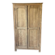 Renovated Parisian wardrobe in raw solid wood