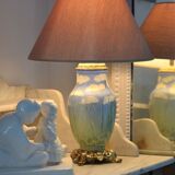 Ceramic table lamp from Lunéville
