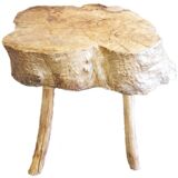 Brutalist/Primitive Chopping Block/Table