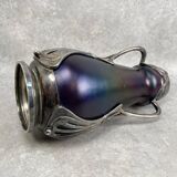 Art glass vase in the Jugendstil style by Wilhelm Kralik Sohne