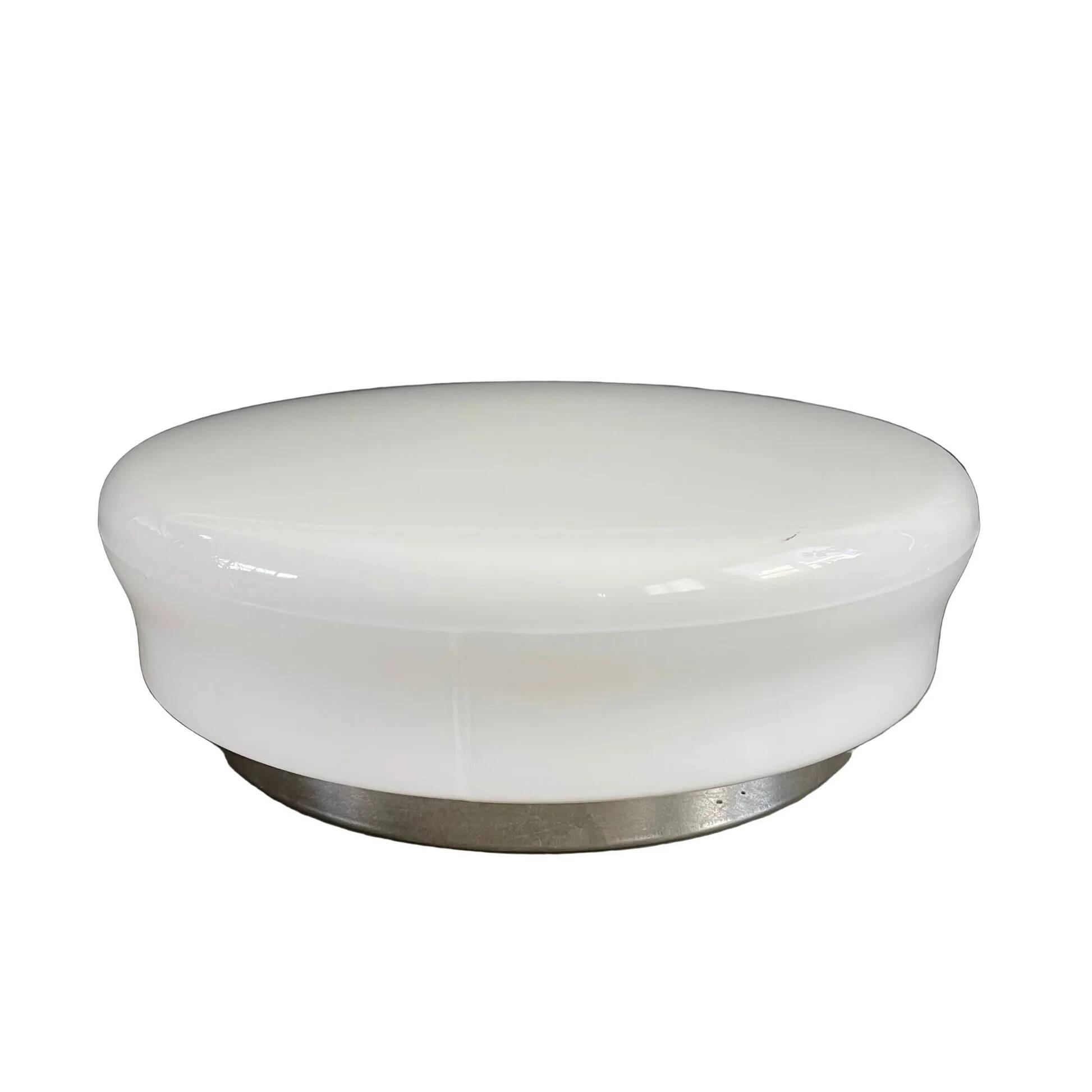 White glass ceiling light Ikea