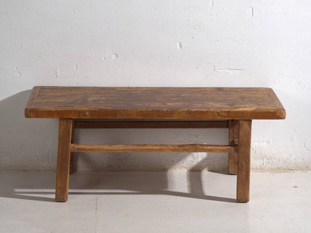Antique pine coffee table – China, circa 1920