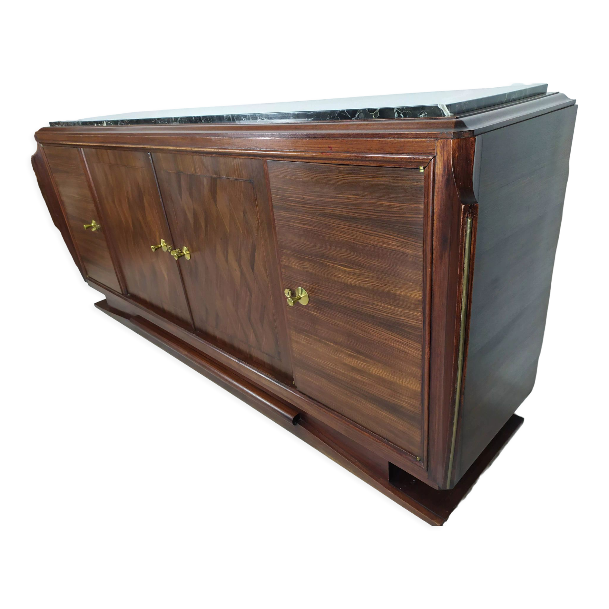 Enfilade art deco ebony of Macassar