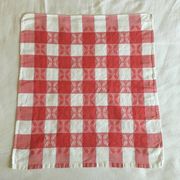 2 serviettes bistrot rouge/bleu 45 x 43