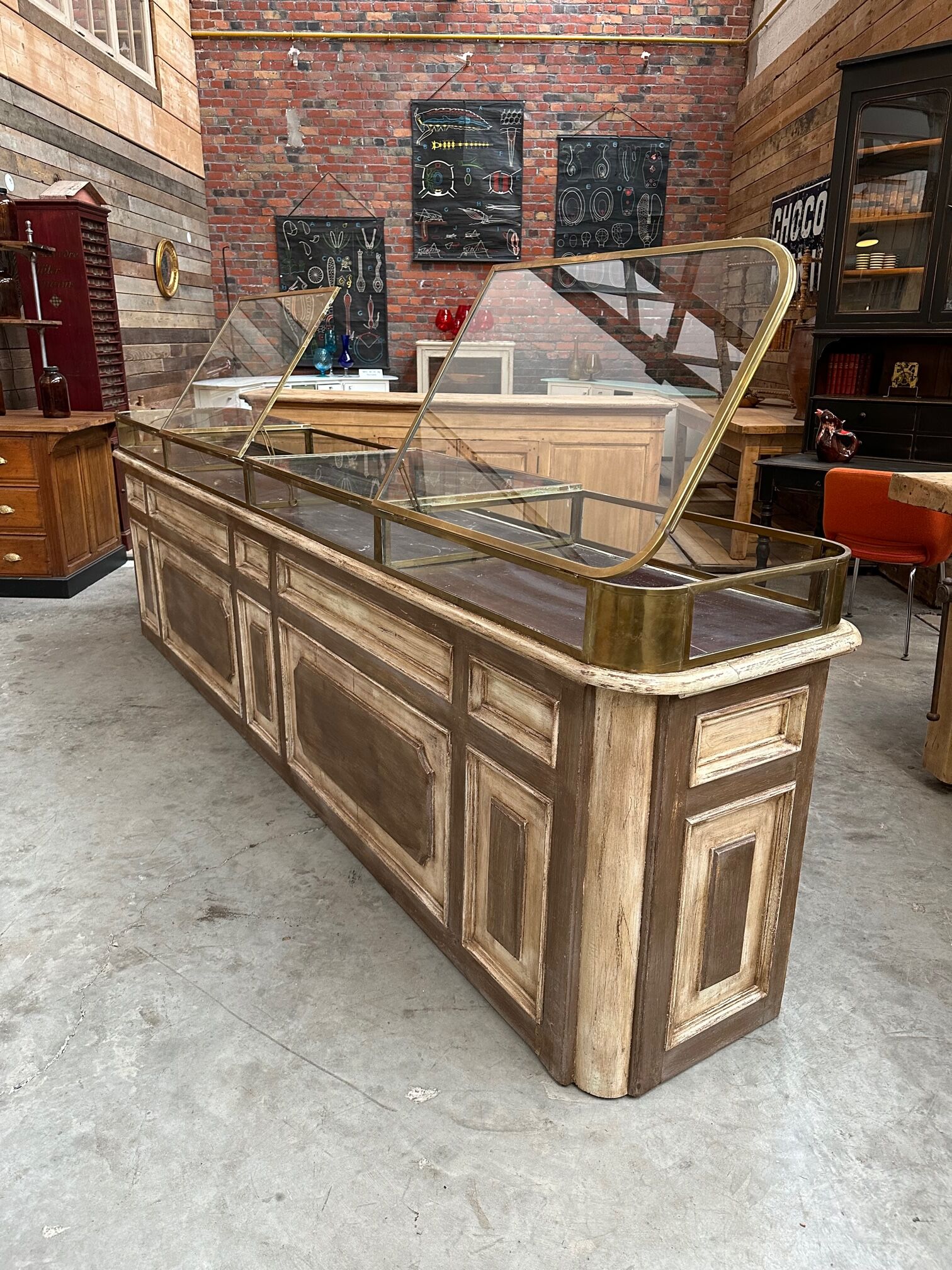 Showcase counter early twentieth century