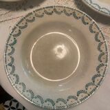 Vintage ceramic 12 plates and 3 plates