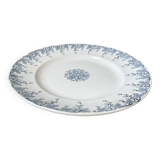 Vintage round dish Terre de fer LUNEVILLE model "NINA" Made in France