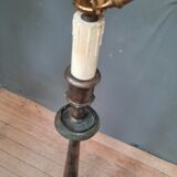 Metal sit pick mounted in lamppost