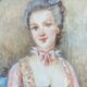 Miniature : portrait de dame de qualité